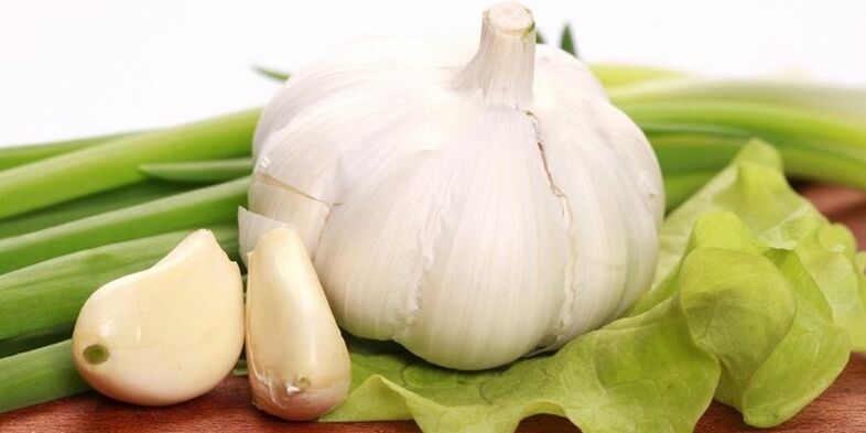 parasite garlic in the body