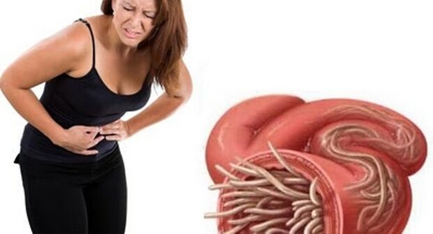 Symptoms of parasitic invasion